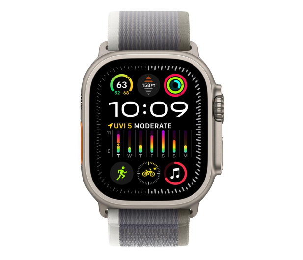 Apple Watch Ultra 2 Titanium/Green/Grey Trail Loop M/L LTE - 1180312 - zdjęcie 2